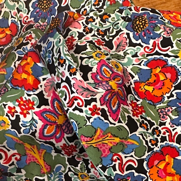 NWT Boden Floral silky V-Neck MIDI Tea Dresses (size 6, size 4) Carnation Garden - Picture 7 of 14